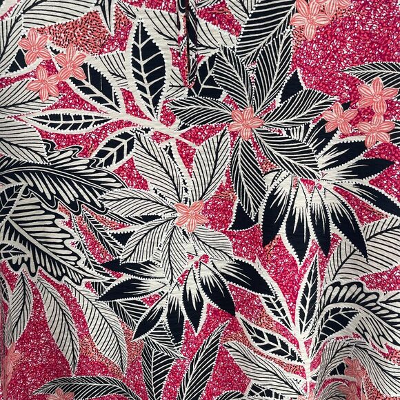 Liz Claiborne Tropical Hawaiian Blouse 3X Vacation Slimming Lightweight - Picture 7 of 9